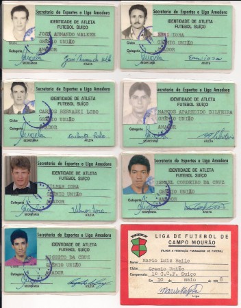 Carteirinha dos Atletas 